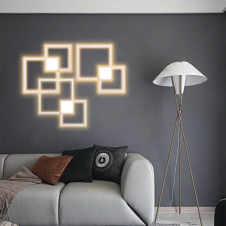 Minimalist Square Iron LED Wall Sconce