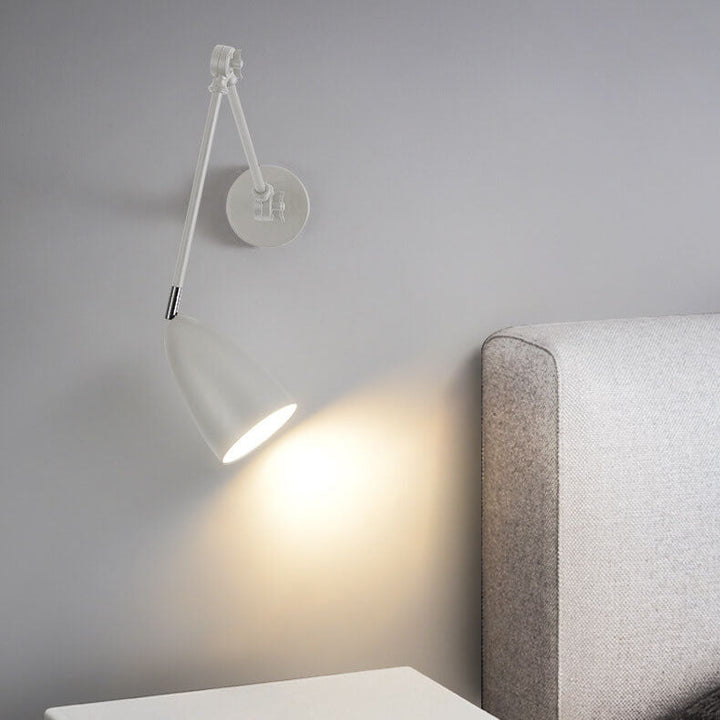 Industrial Iron Swing Arm Wall Sconce