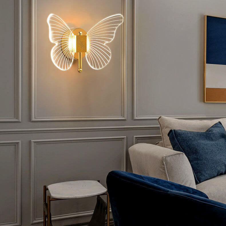 Nordic Butterfly Acrylic LED Wall Sconce