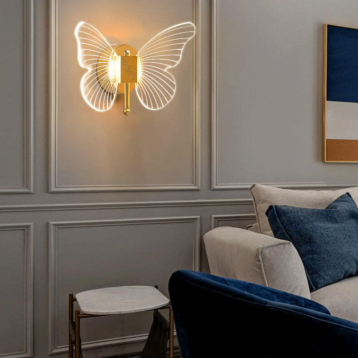 Nordic Butterfly Acrylic LED Wall Sconce
