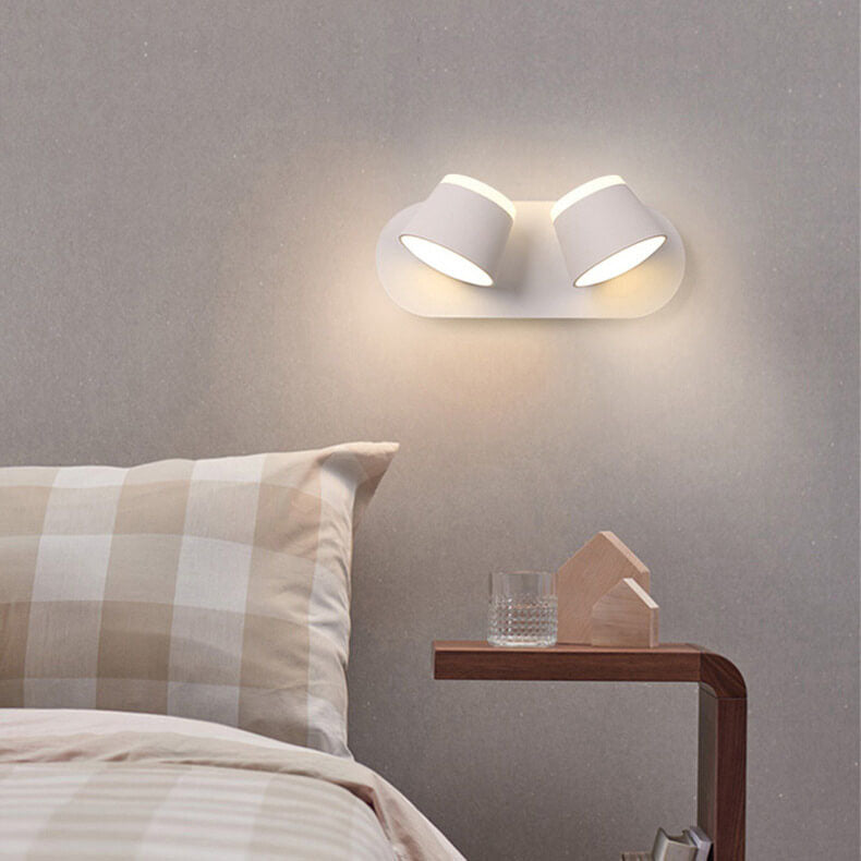 Nordic Cylinder 3-Light Rotatable LED Wall Sconce