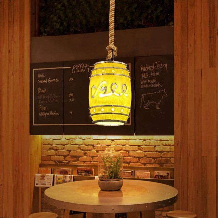 Vintage Resin Pendant Light