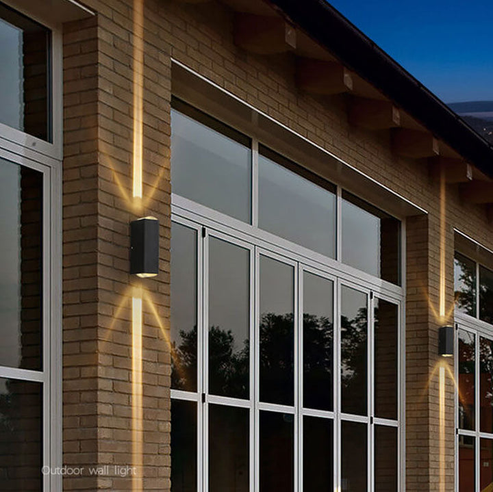 Minimalist Rectangular Aluminum LED Outdoor Wall Light
