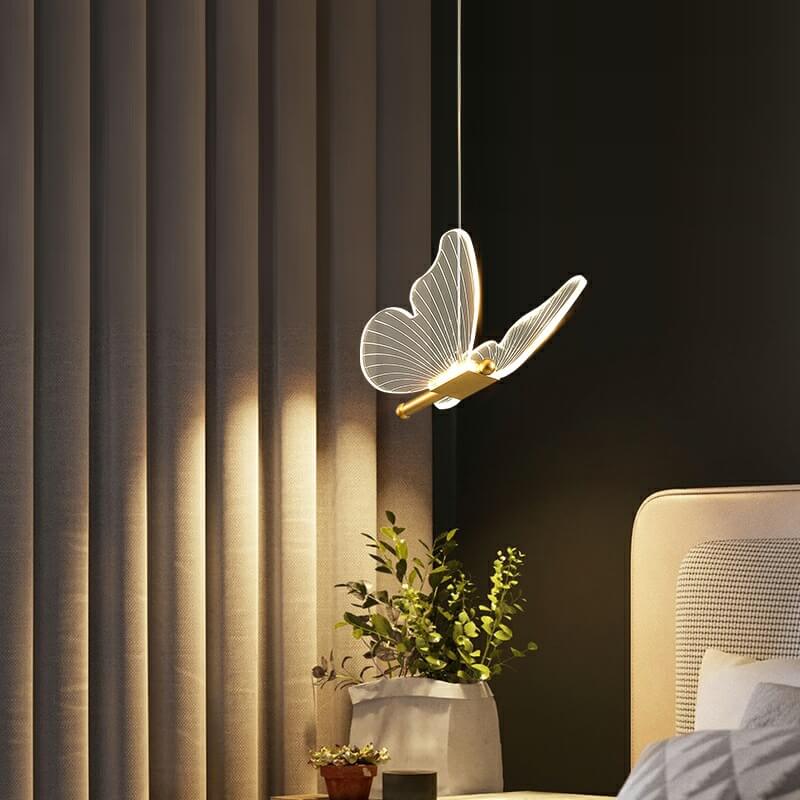 Minimalist Butterfly Acrylic LED Pendant Light