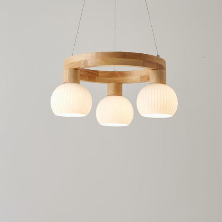 Modern Globe Glass 9-Light Chandelier