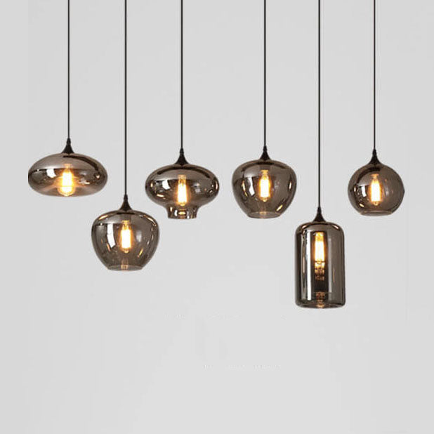 Modern Glass LED Pendant Light
