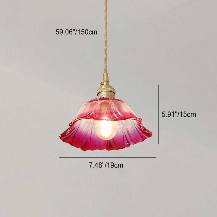 Art Deco Copper Pendant Light