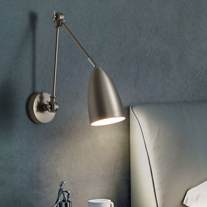Industrial Iron Swing Arm Wall Sconce