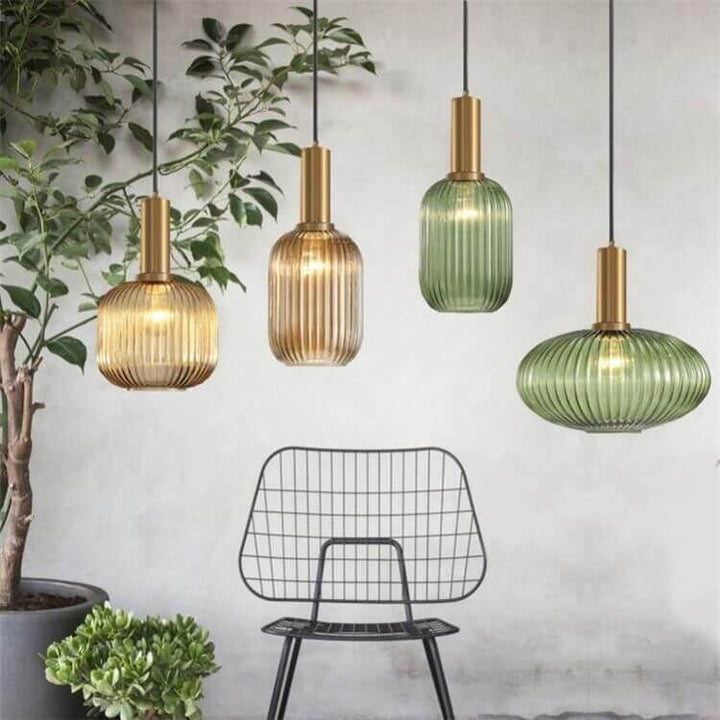 Minimalist Lantern Glass Pendant Light