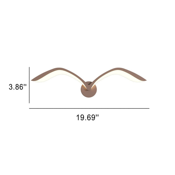 Seagull Minimalist Acrylic LED Wall Sconce