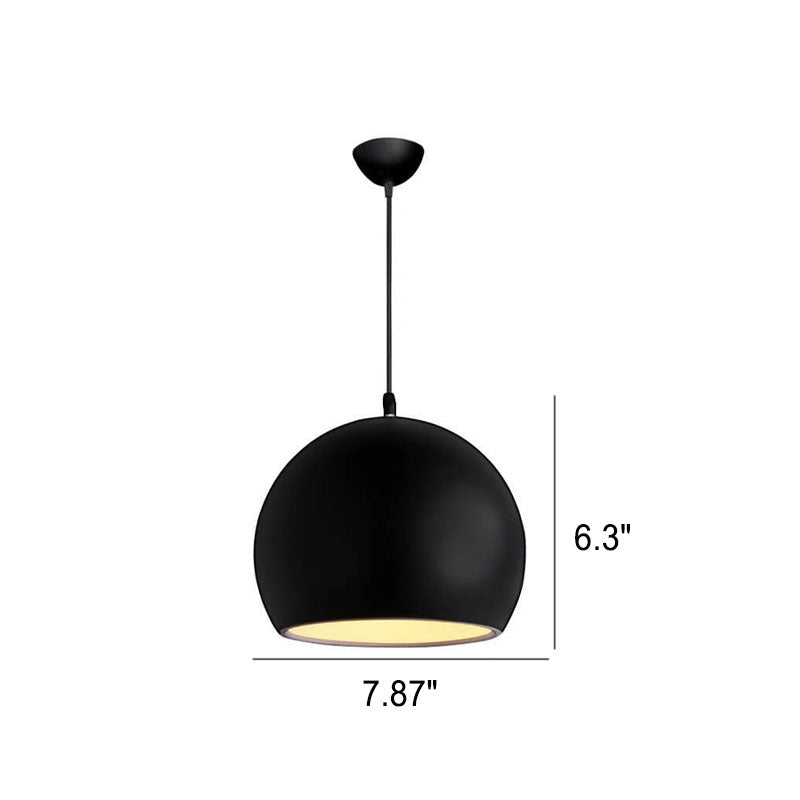 Modern Round Iron Pendant Light