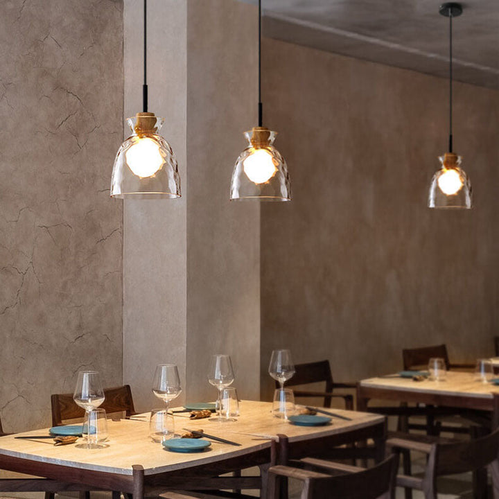 Minimalist Glass Pendant Light