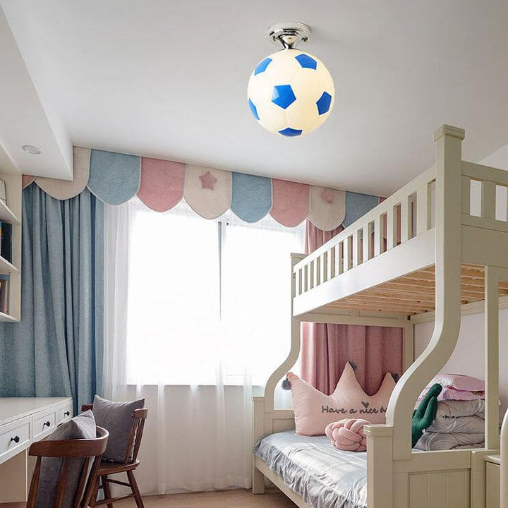 Creative Glass Semi-Flush Ceiling Light
