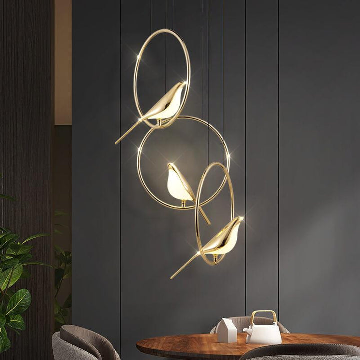 Nordic Acrylic 6-Light LED Chandelier