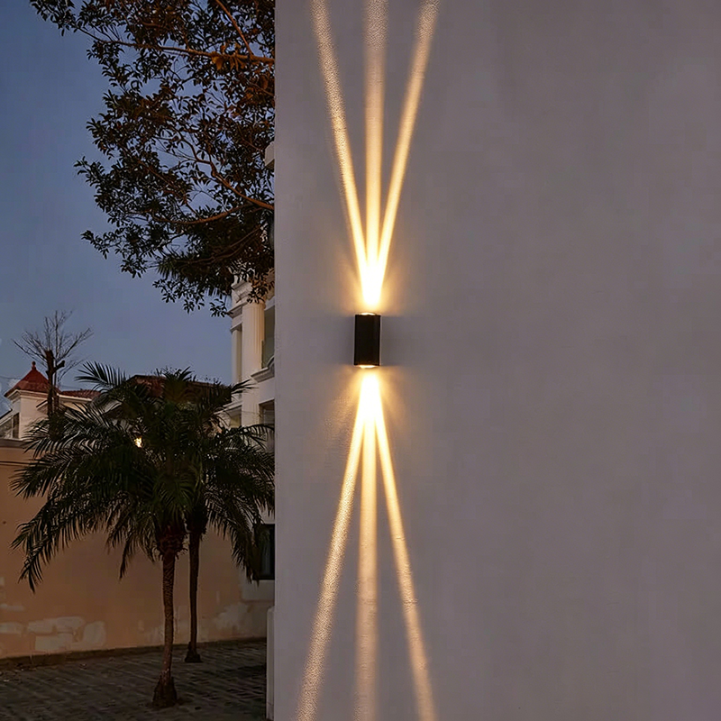 Minimalist Rectangular Aluminum LED Outdoor Wall Light