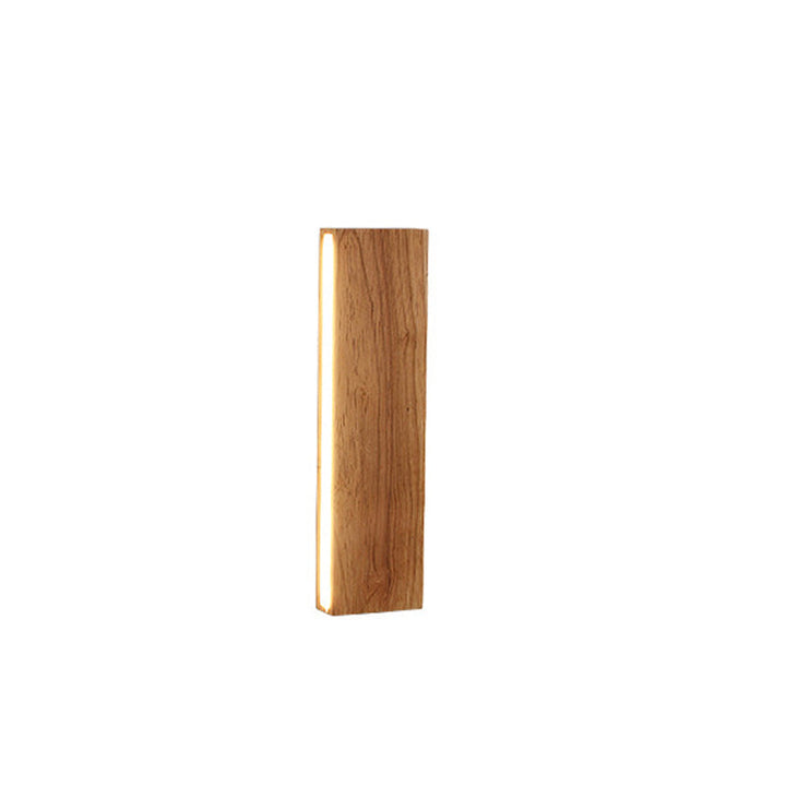 Strip Simple Solid Wood LED Wall Sconce