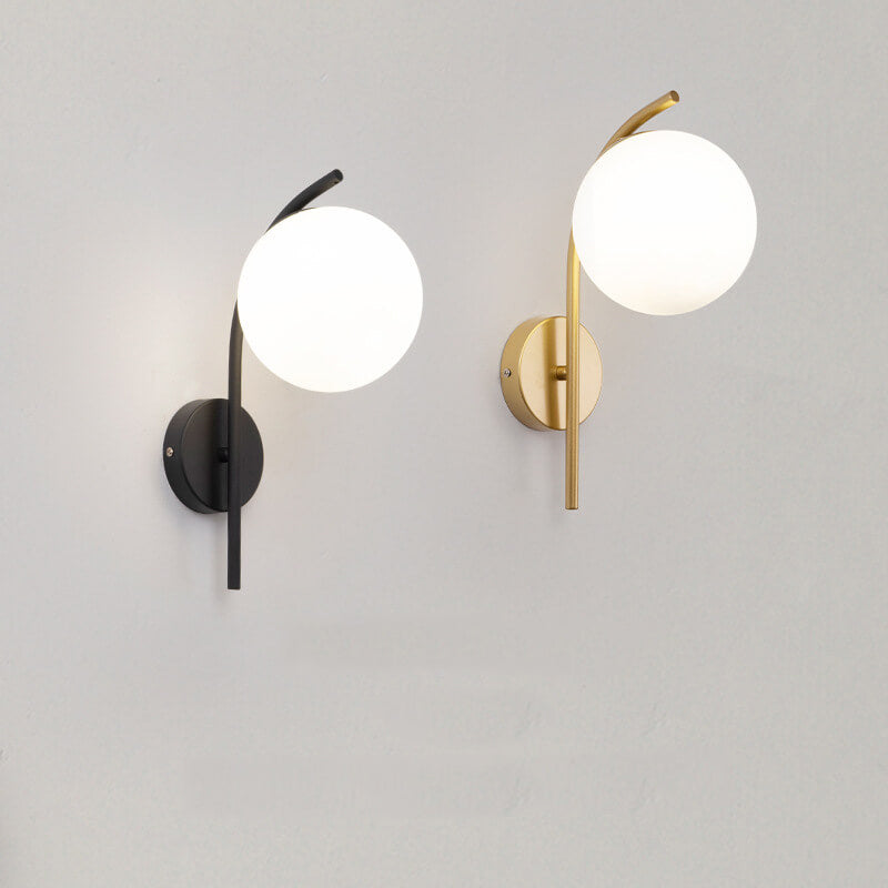 Nordic Globe Glass Wall Sconce