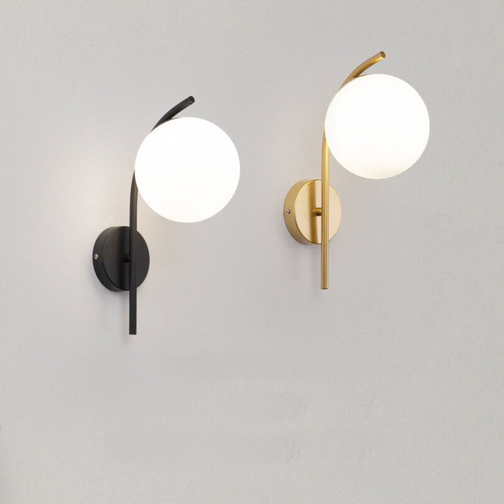 Nordic Globe Glass Wall Sconce
