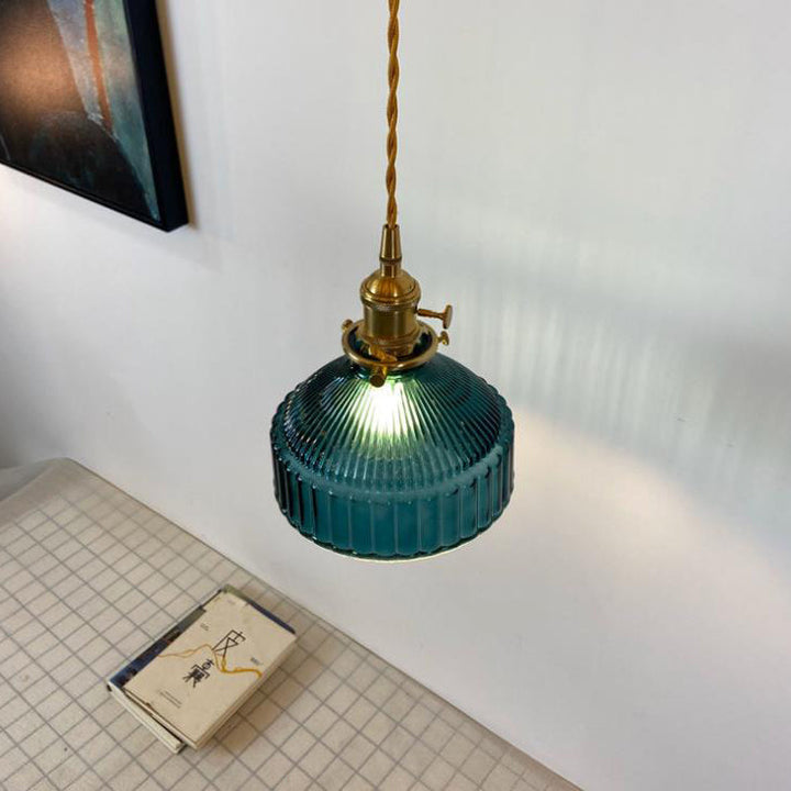 Nordic Dome Brass Pendant Light