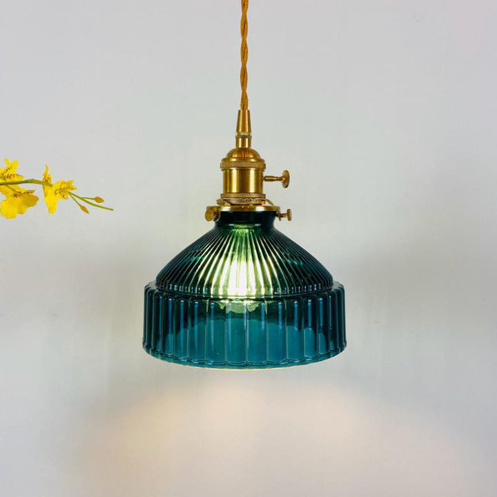 Nordic Dome Brass Pendant Light