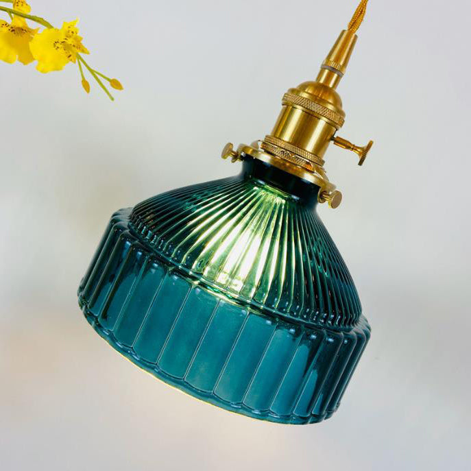 Nordic Dome Brass Pendant Light