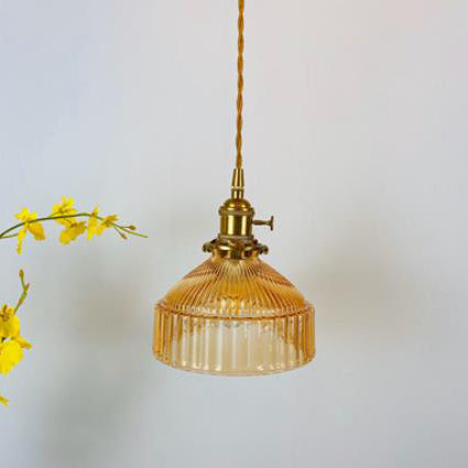 Nordic Dome Brass Pendant Light