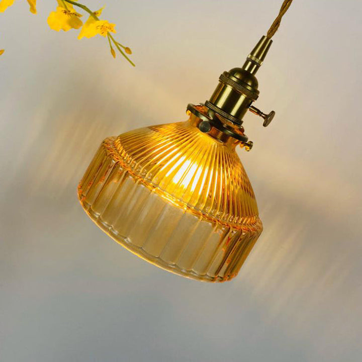 Nordic Dome Brass Pendant Light