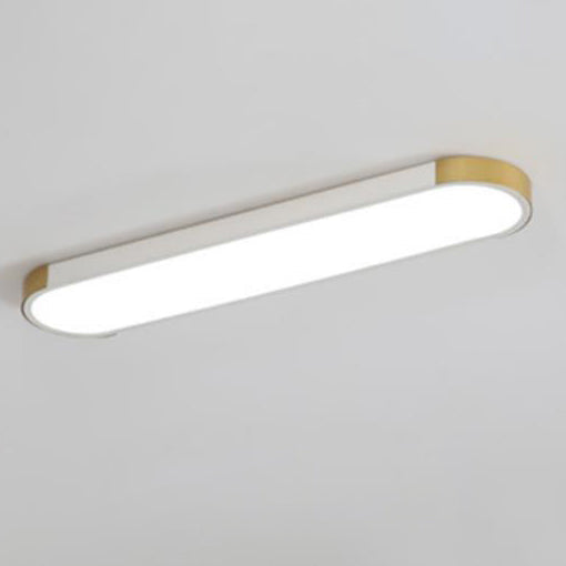 Minimalist Rectangular LED Flush Mount Ceiling Light