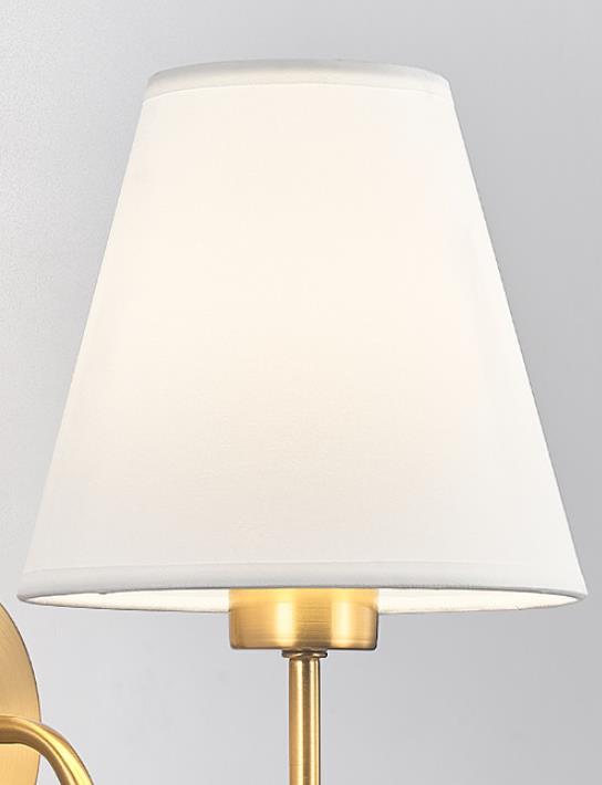 Minimalist Curved Fabric Wall Sconce
