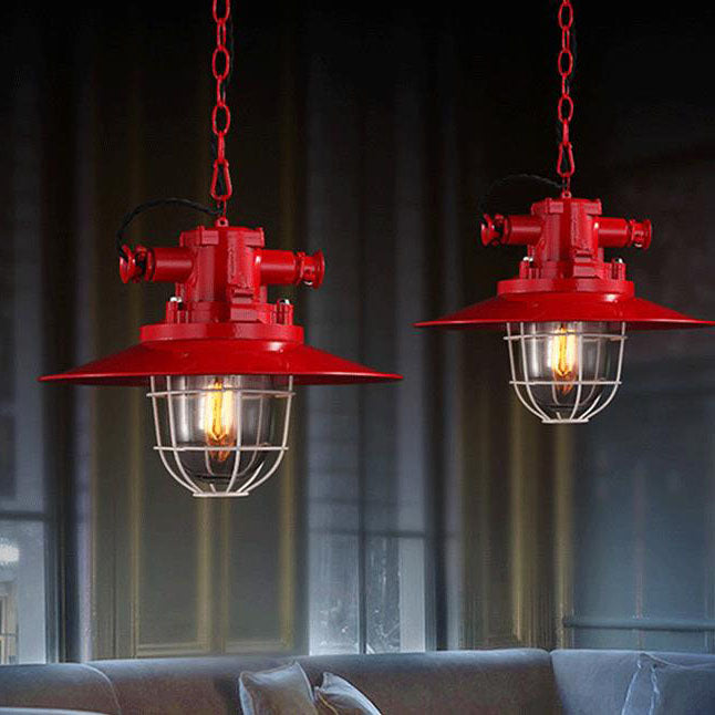 Industrial Iron Pendant Light
