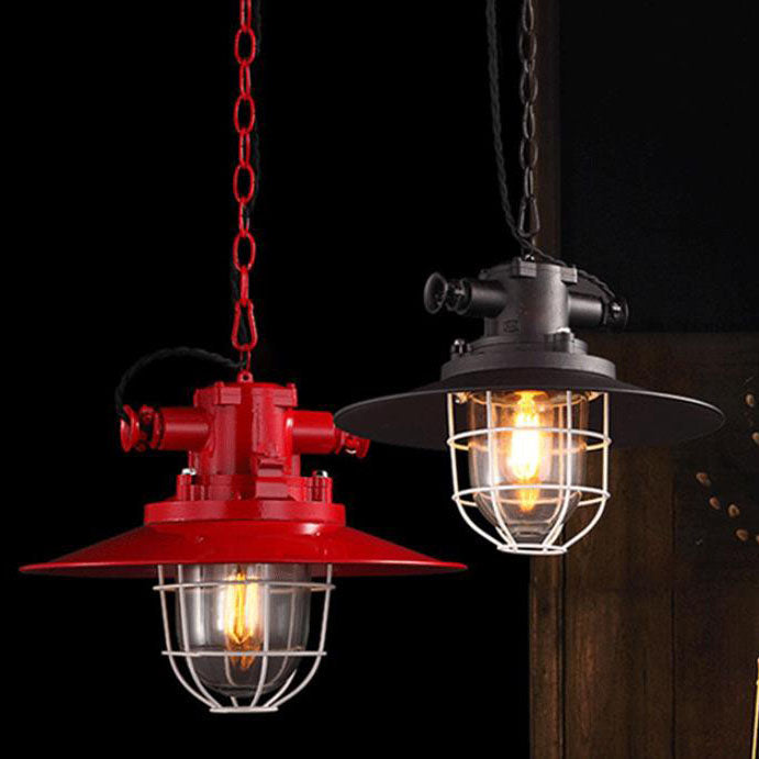 Industrial Iron Pendant Light