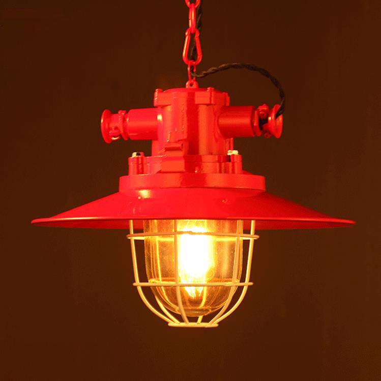Industrial Iron Pendant Light