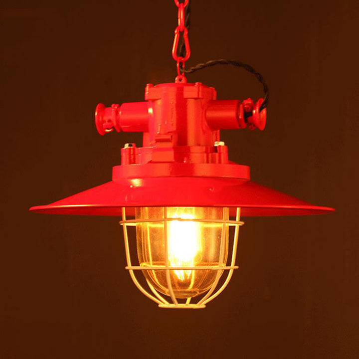 Industrial Iron Pendant Light