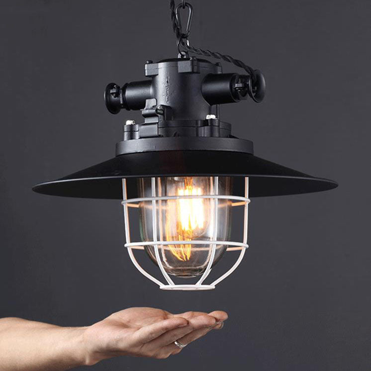 Industrial Iron Pendant Light