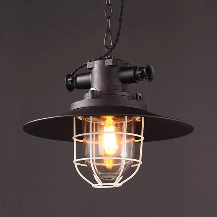 Industrial Iron Pendant Light