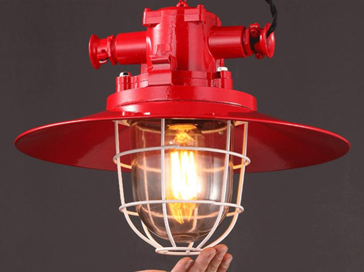 Industrial Iron Pendant Light