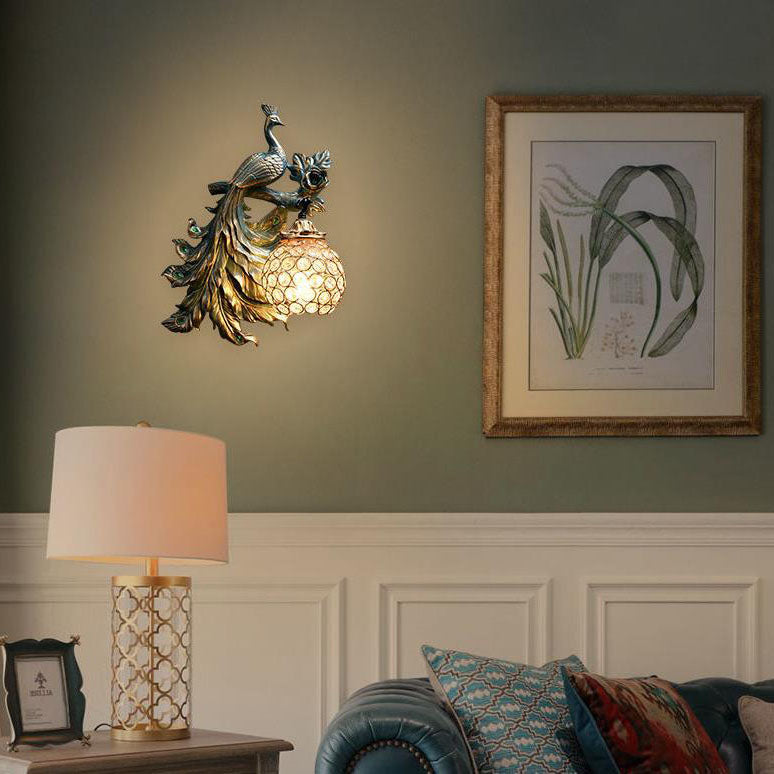 Vintage Resin Wall Sconce