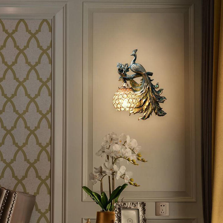 Vintage Resin Wall Sconce