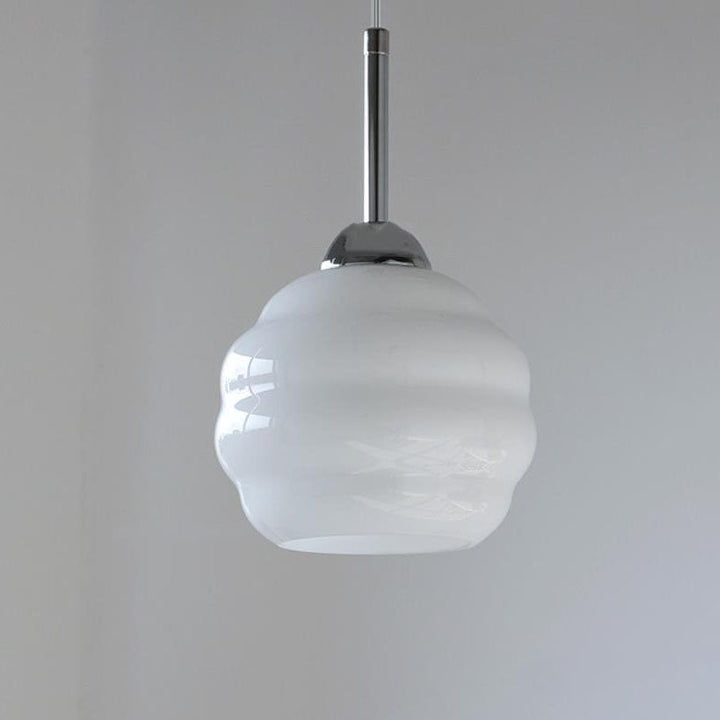 Vintage Round Glass Pendant Light