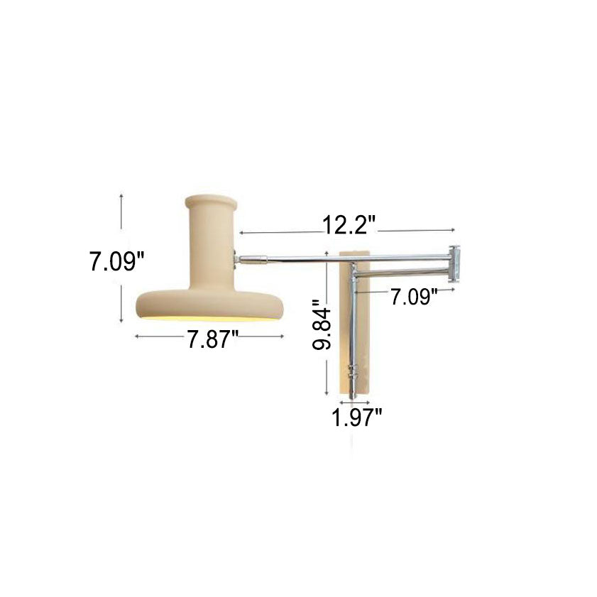 Minimalist Swing Arm Wall Sconce