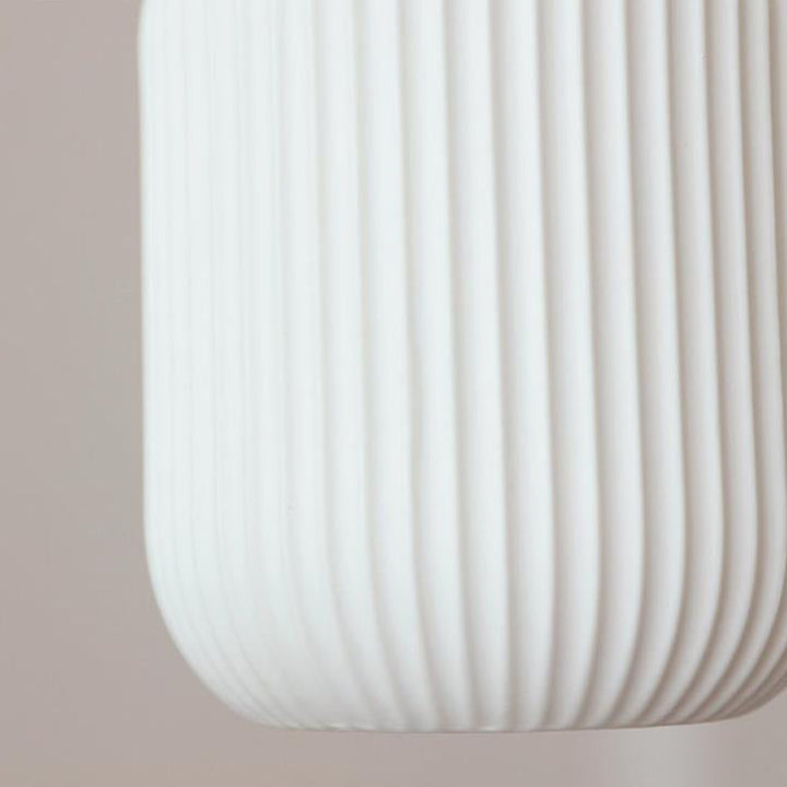 Traditional Round Solid Wood Pendant Light