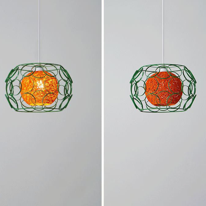 Minimalist Drum Iron Pendant Light
