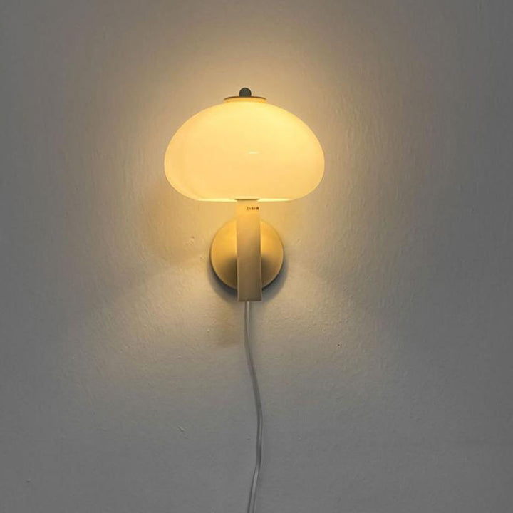 Contemporary Dome Glass Wall Sconce