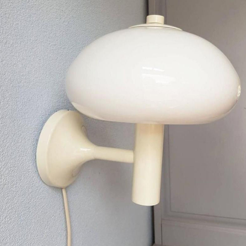 Contemporary Dome Glass Wall Sconce