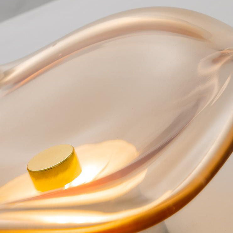 Minimalist Round Glass LED Wall Sconce