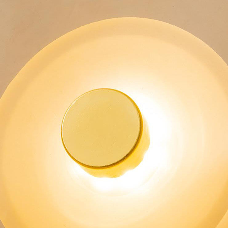 Minimalist Round Glass LED Wall Sconce