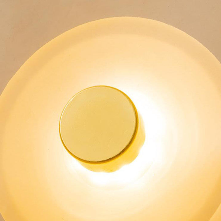 Minimalist Round Glass LED Wall Sconce