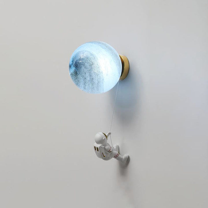 Orb Contemporary Resin Wall Sconce