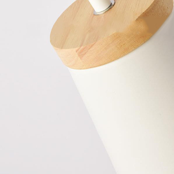 Nordic Cylinder Solid Wood Wall Sconce