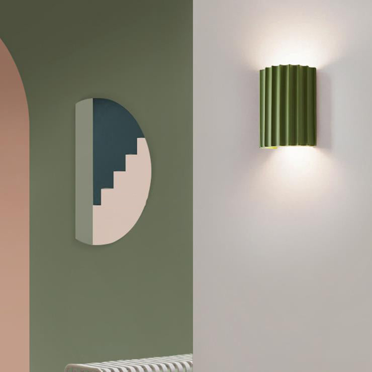 Nordic Column Resin 2-Light Wall Sconce